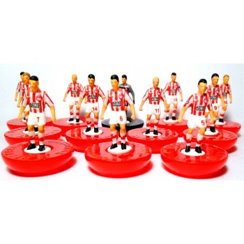 Subbuteo Andrew Table Soccer Olympiacos 1998-99 on Classic Hasbro Bases